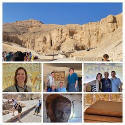 7-grid of pics from the Valley of the Kings