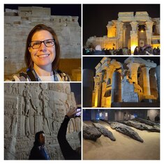 Collage of photos from Kom Ombu